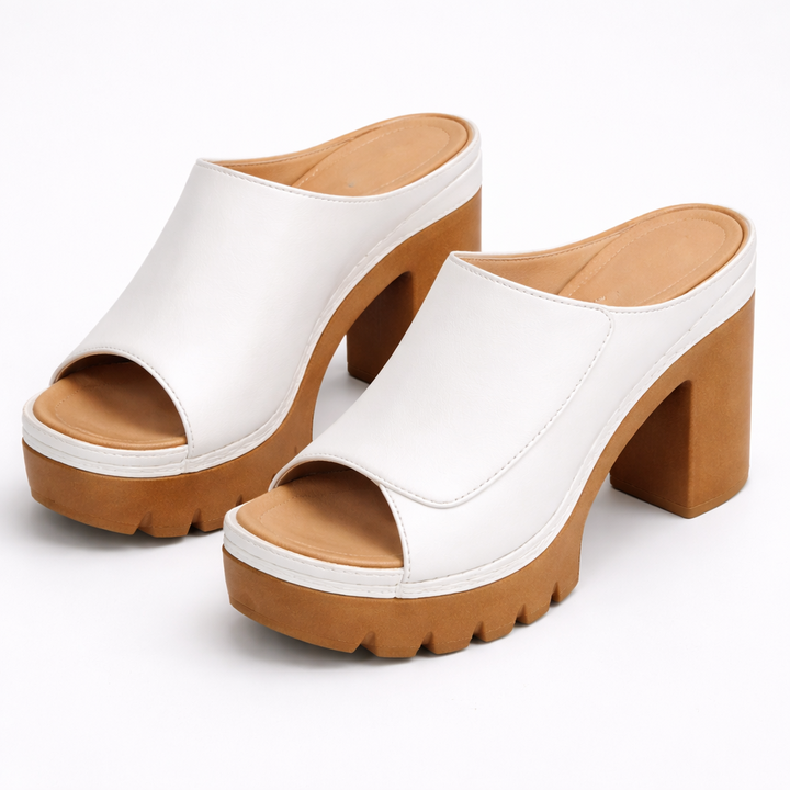 Blanaid | Chunky Heel Mule
