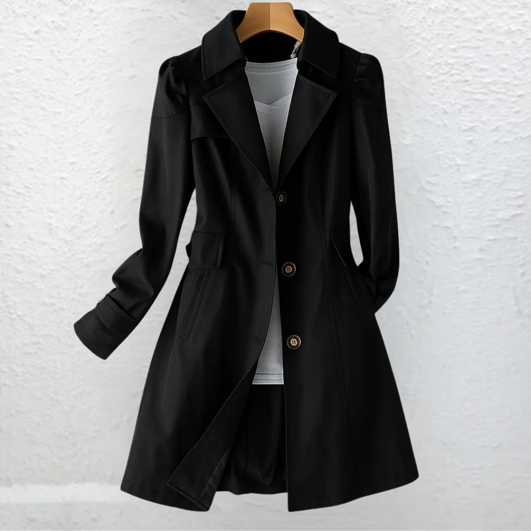 Eithne | Classic Button Trench Coat