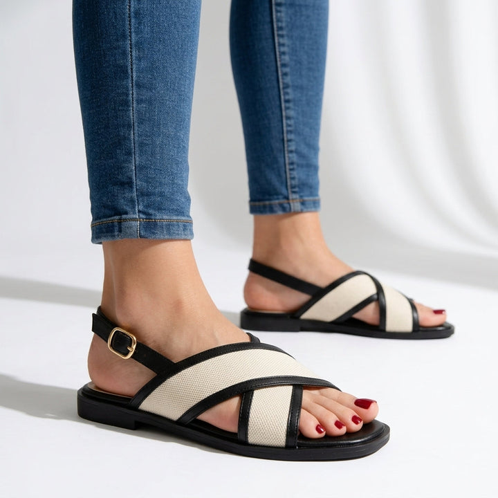 Evelina Genuine Leather Sandals