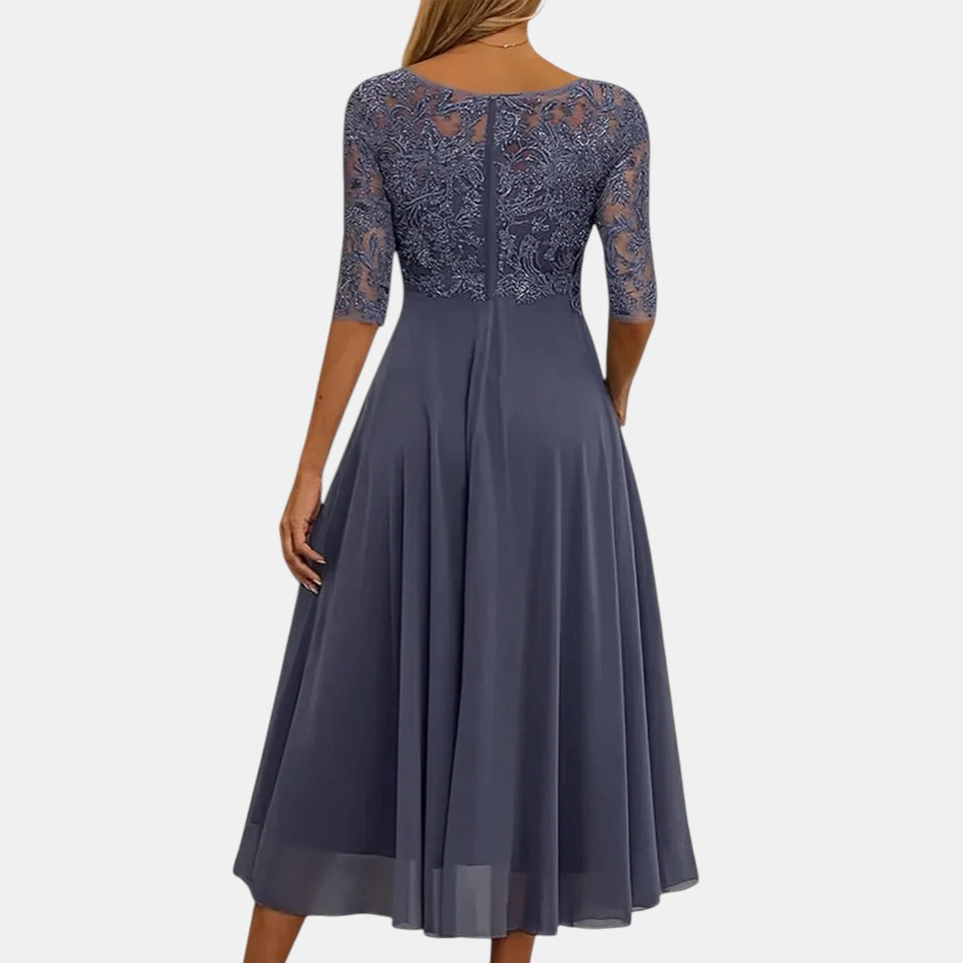 Rose | Layered Lace Occasion Dress