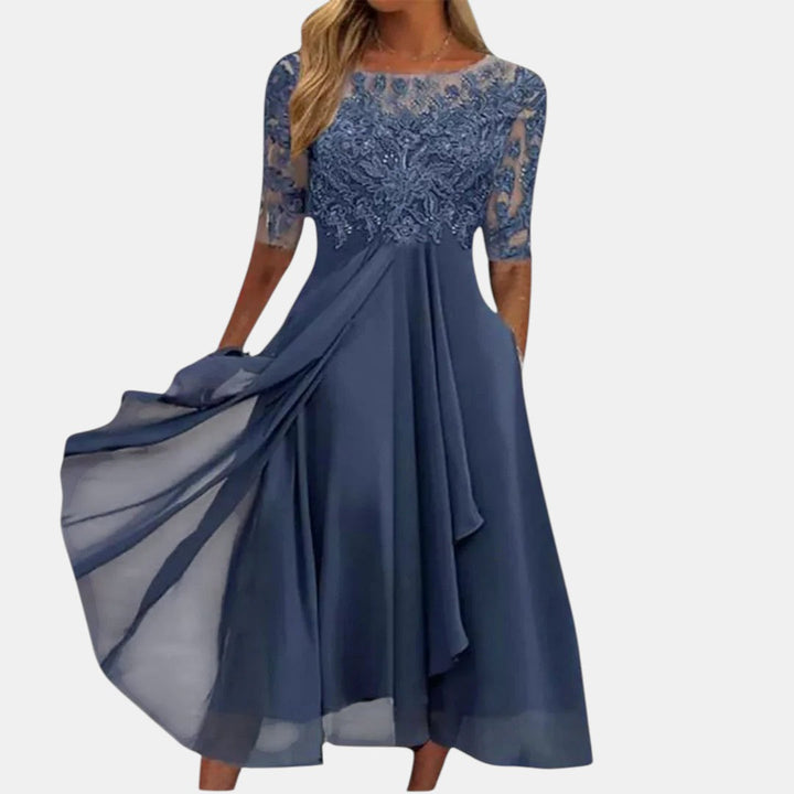Rose | Layered Lace Occasion Dress