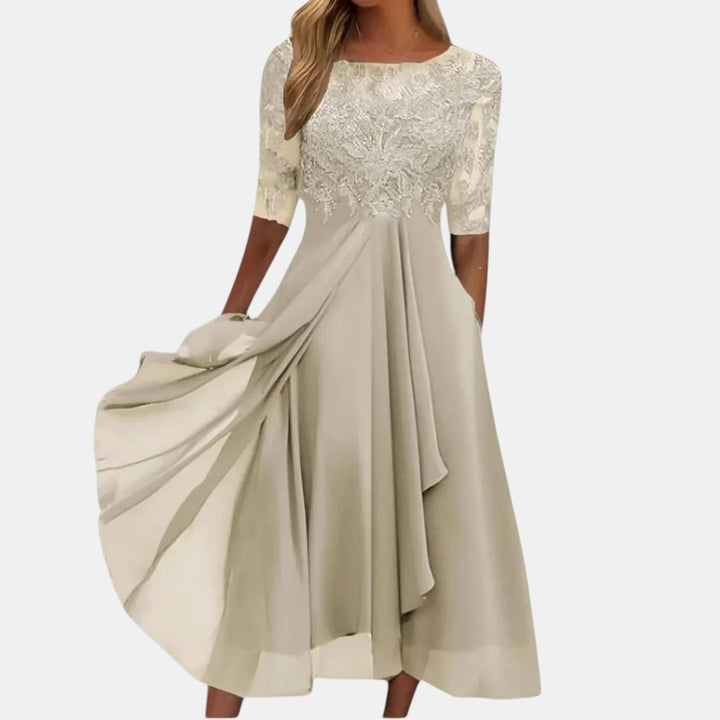Rose | Layered Lace Occasion Dress