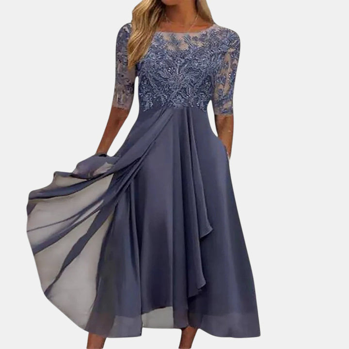 Rose | Layered Lace Occasion Dress