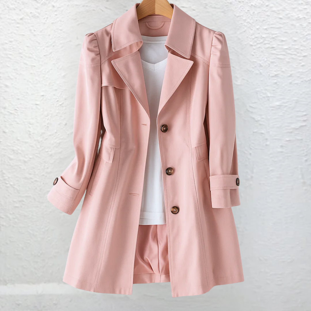 Eithne | Classic Button Trench Coat