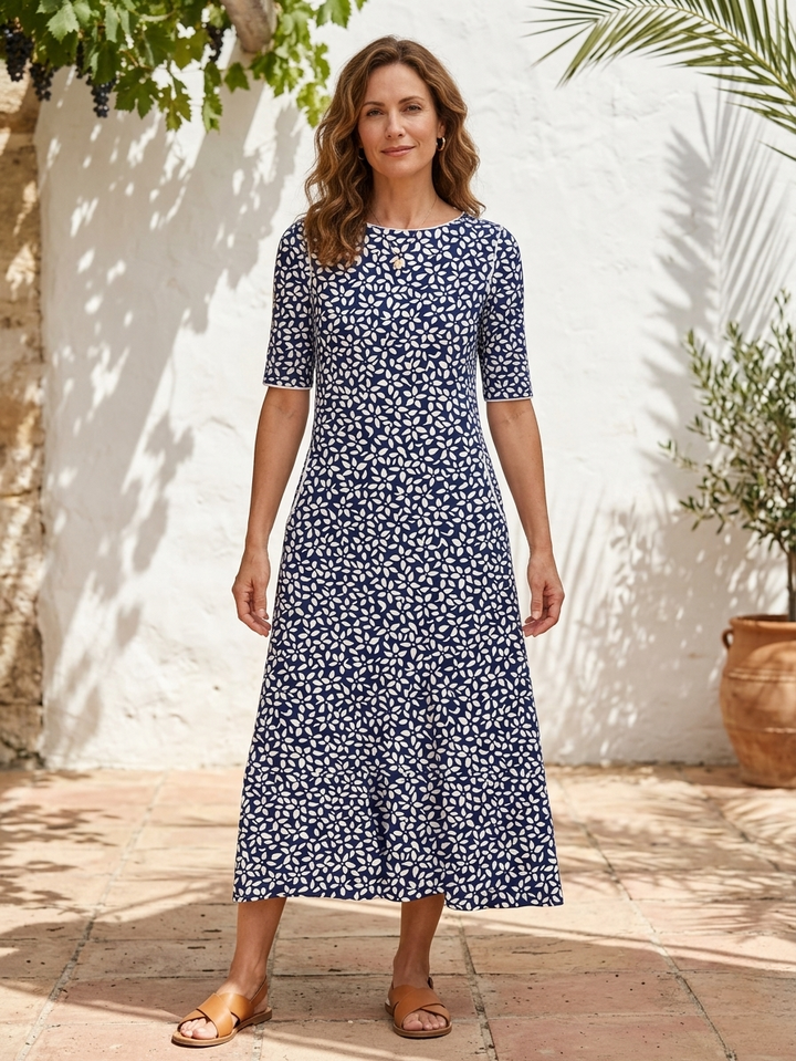 Brigid | Botanical Midi Dress