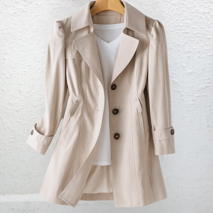 Eithne | Classic Button Trench Coat