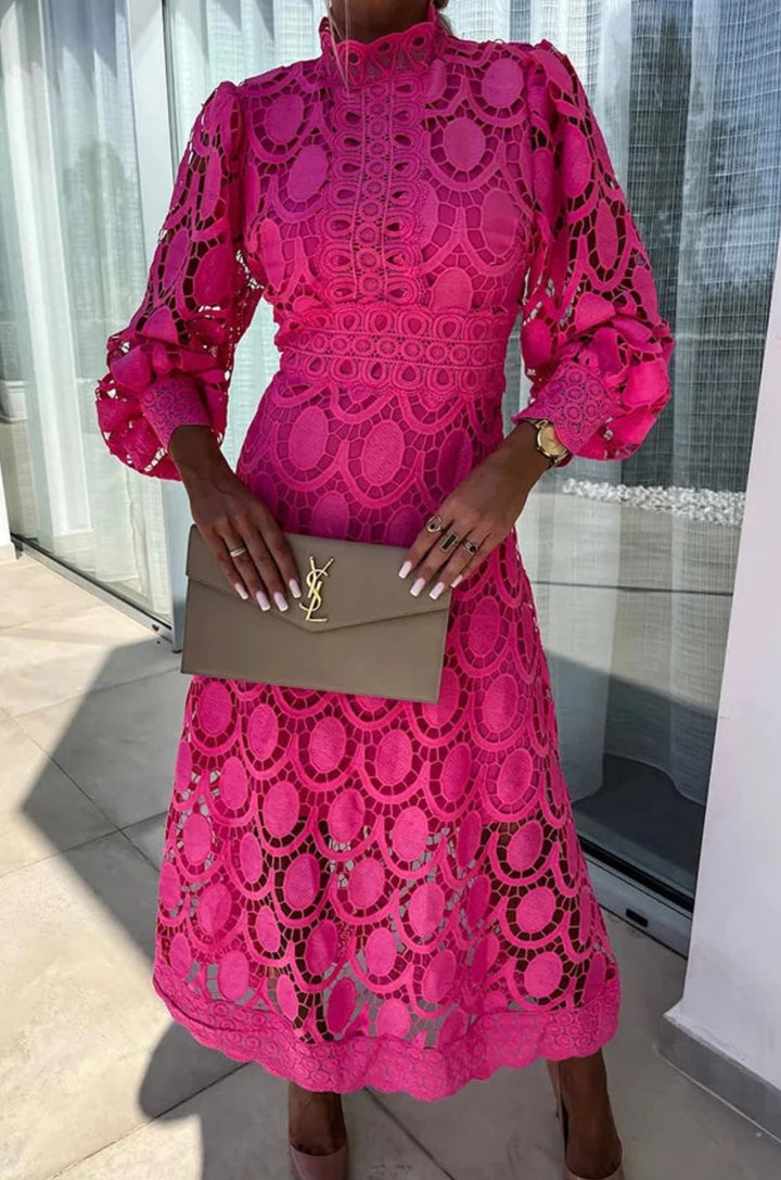 Laoise | Full Lace Occasion Midi Dress