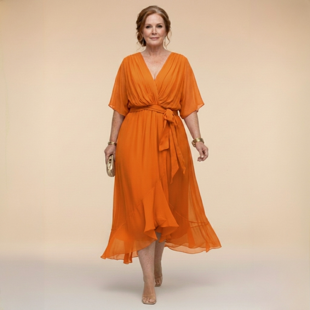 Nuala | Flowing Midi Dress