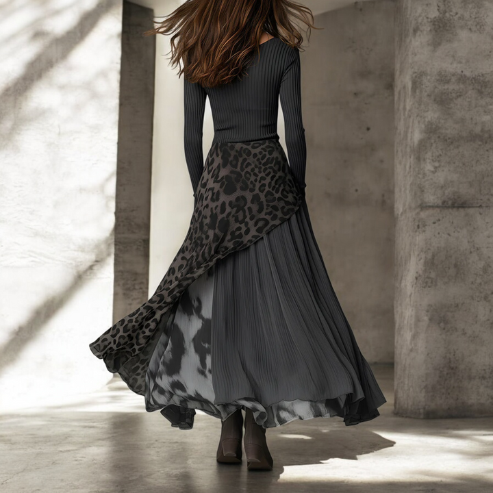 Ciara | Long Leopard Dress