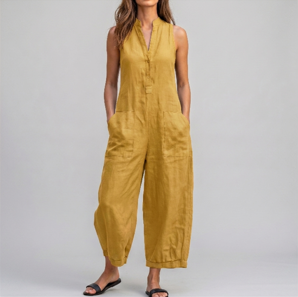 Nessa | Sleeveless Wide-Leg Jumpsuit
