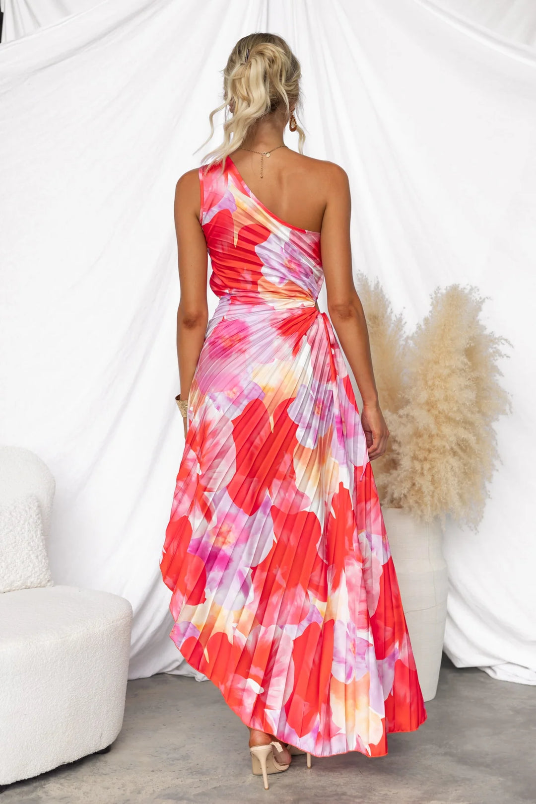 Kacie - Pleated Summer Maxi Dress