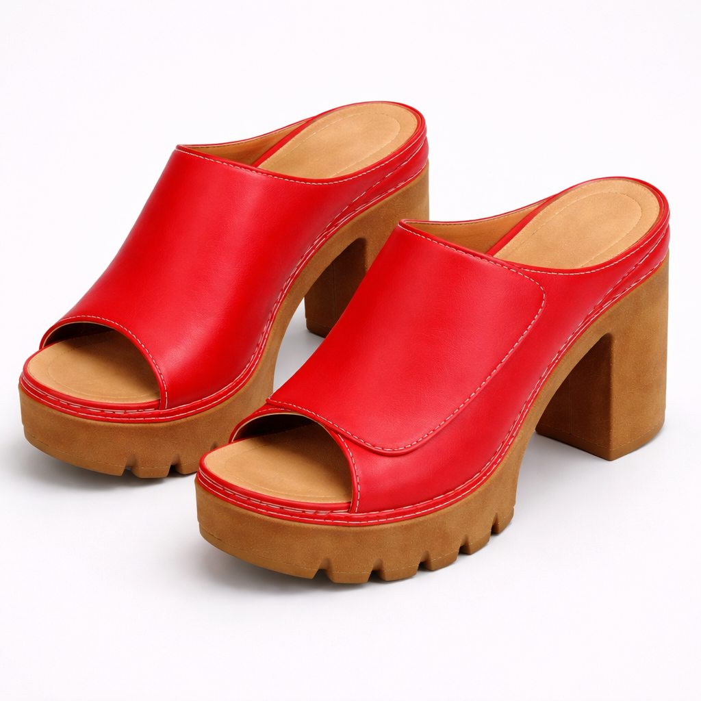 Blanaid | Chunky Heel Mule