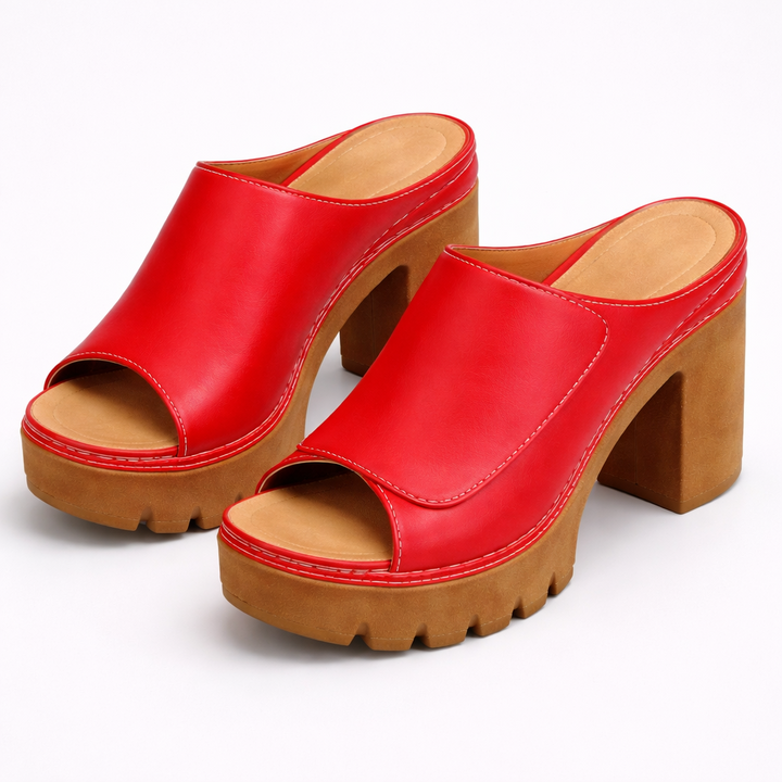 Blanaid | Chunky Heel Mule