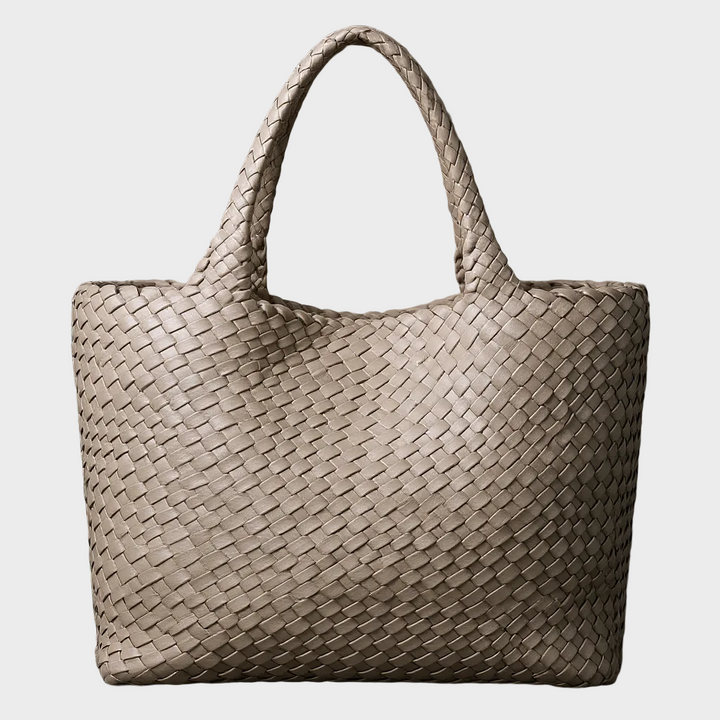 Evelyn | Woven Carryall - Beige