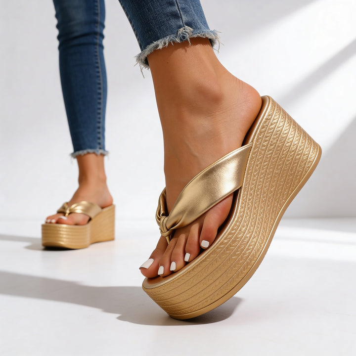 Natalia Chunky Platform Wedges