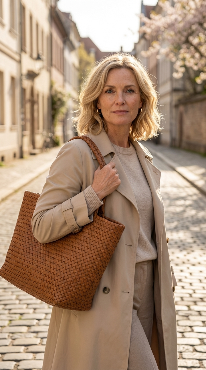 Evelyn | Woven Carryall - Lifestyle