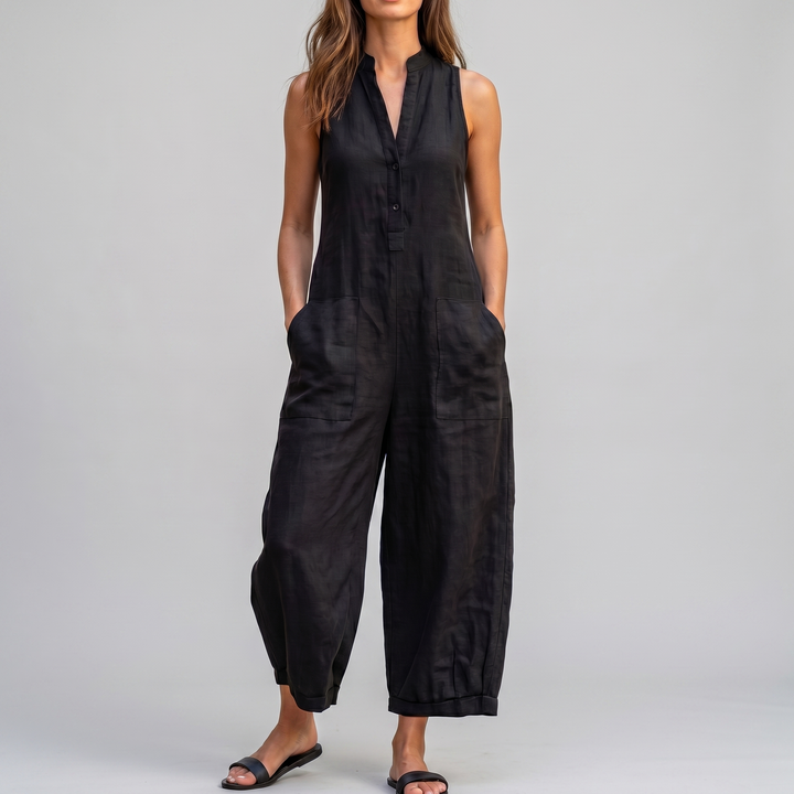 Nessa | Sleeveless Wide-Leg Jumpsuit