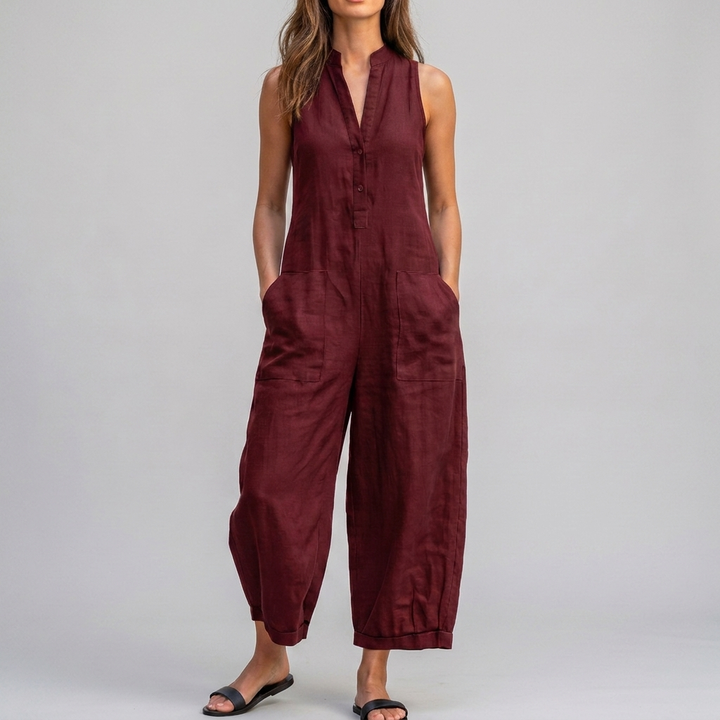 Nessa | Sleeveless Wide-Leg Jumpsuit